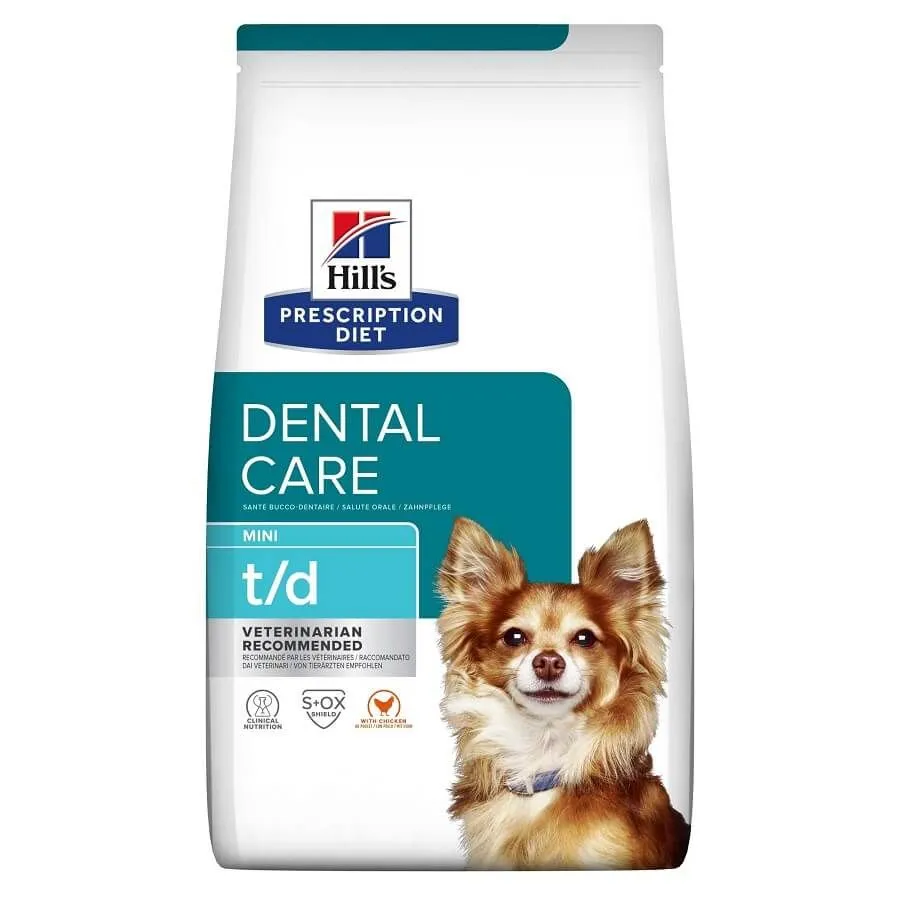 Hill's Prescription Diet Hill's Prescription Diet Canine T/D MINI 3 Kg