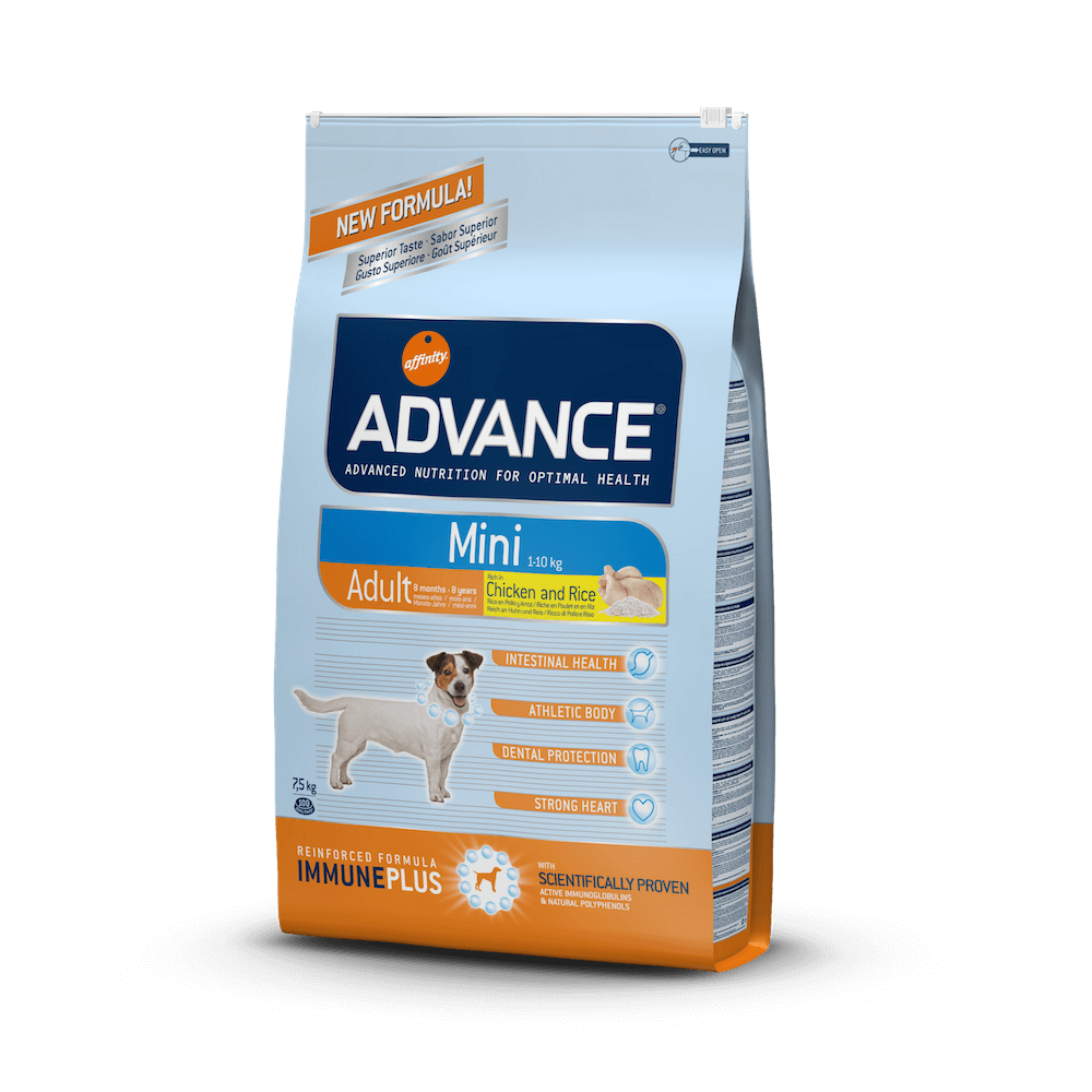 Advance Mini Adult Poulet Chien 7,5 Kg