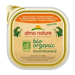 Almo Bio Organic Almo Nature Chien Bio Organic Maintenance Poulet Et Pommes De Terre 9 X 300 Grs