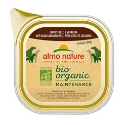 Almo Bio Organic Almo Nature Chien Bio Maintenance Veau Legumes 9 X 300 G