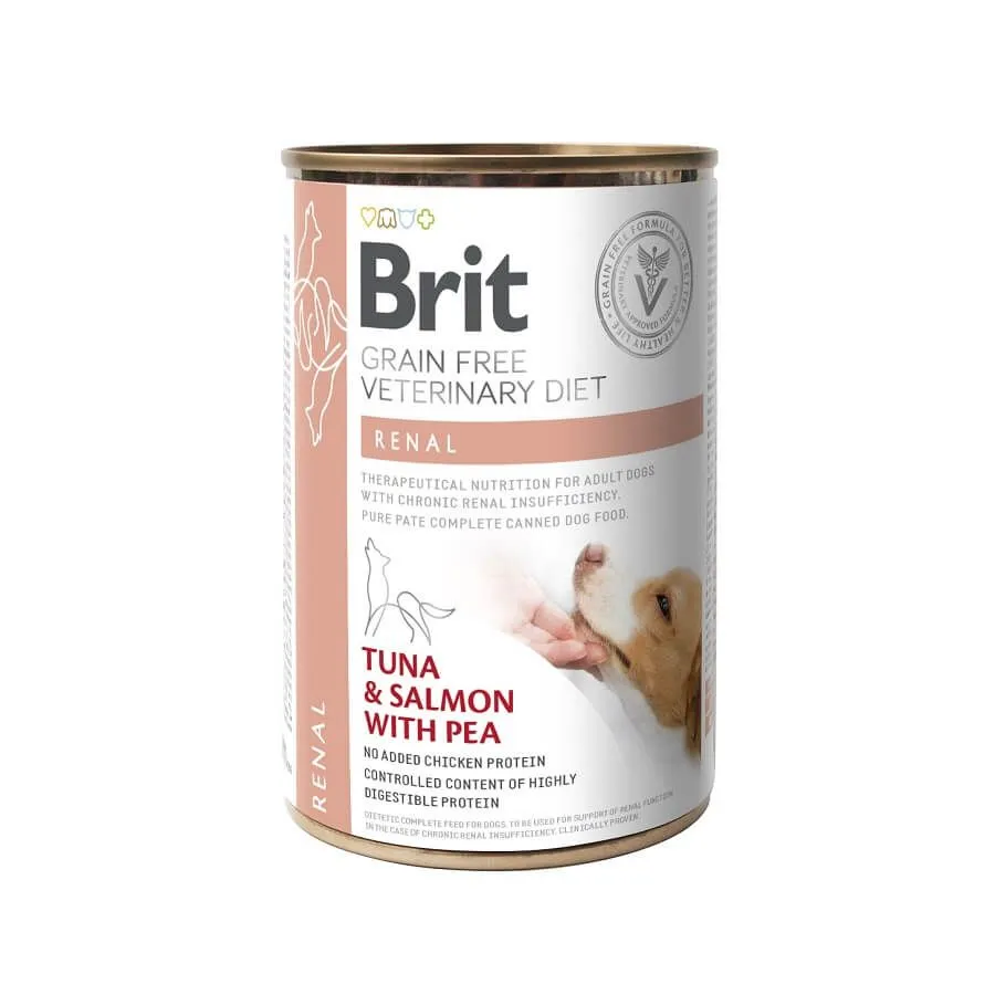 Brit Veterinary Grain Free Brit Vet Diet Dog Renal Grain Free 6 X 400 G