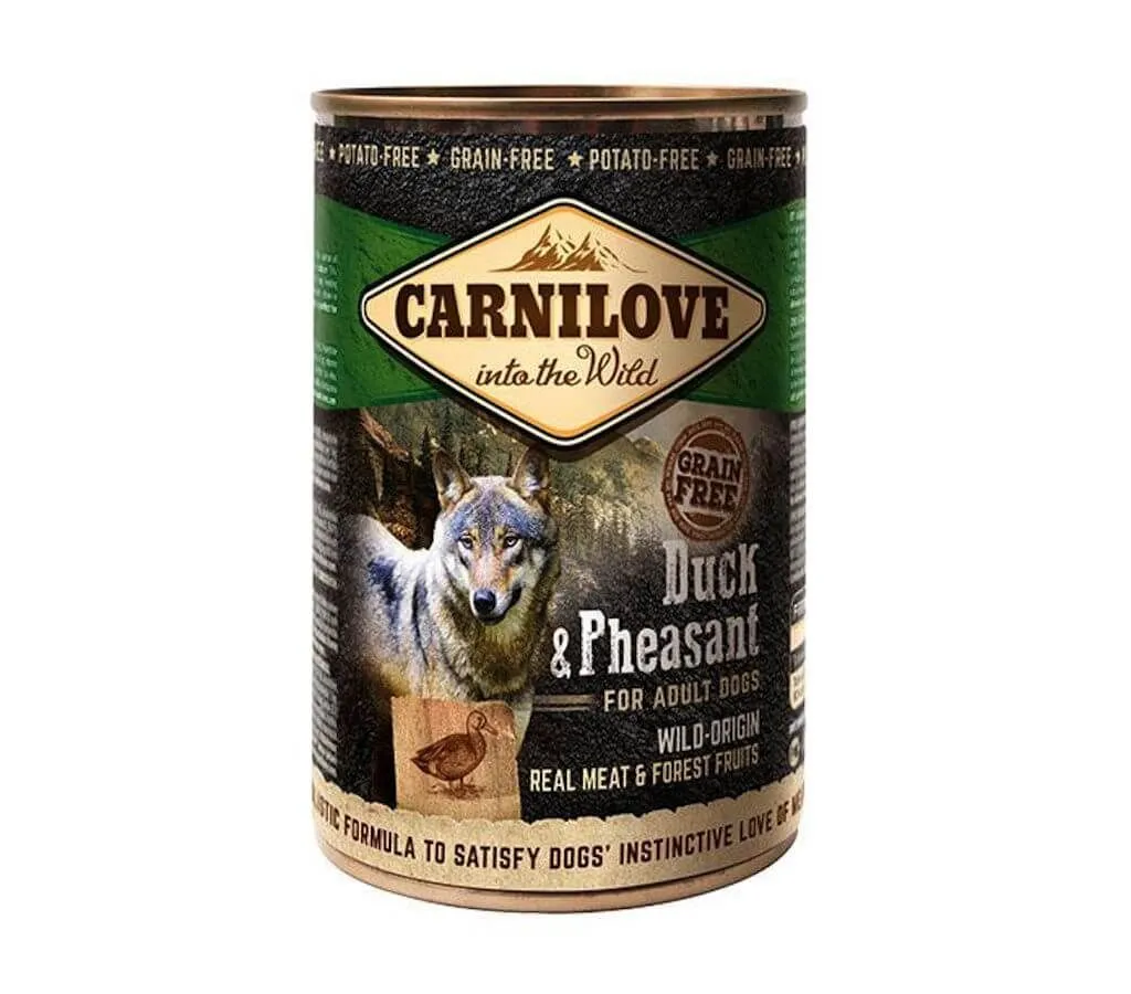 Carnilove Adult Carnilove Boites Sans Céréales Canard Et Faisan Chien 6 X 400 G