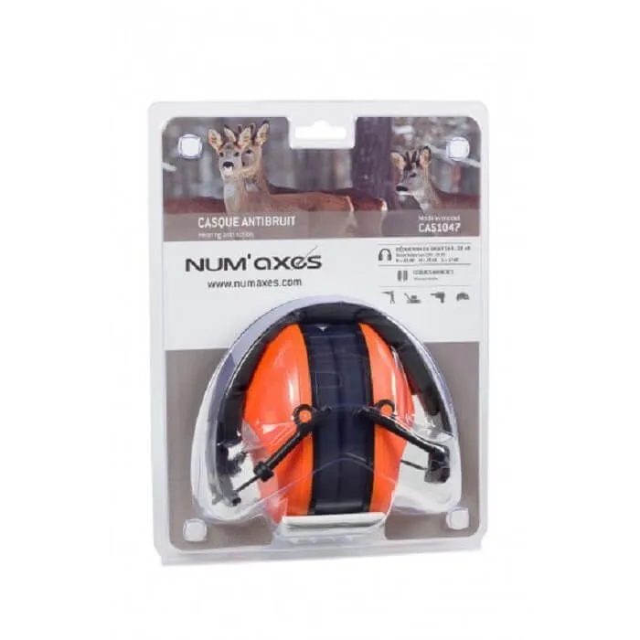 NUM'AXES Casque Antibruit CAS1047 Orange – Image 2