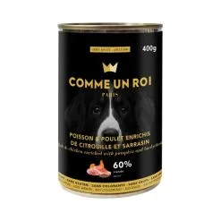 Comme Un Roi Chien Pâtée Poisson 6 X 400 G