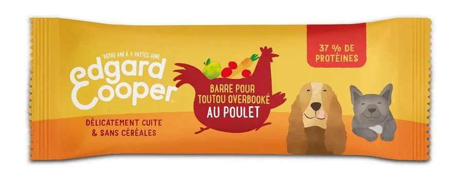 Edgard & Cooper Barre Pour Toutou Overbooké Au Poulet 25 G