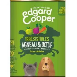 Edgard & Cooper Boite Agneau & Bœuf Chien Adulte 6x400 G