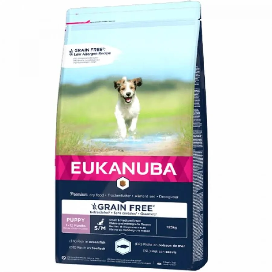 Eukanuba Puppy Junior Petite Et Moyenne Race Saumon 3 Kg