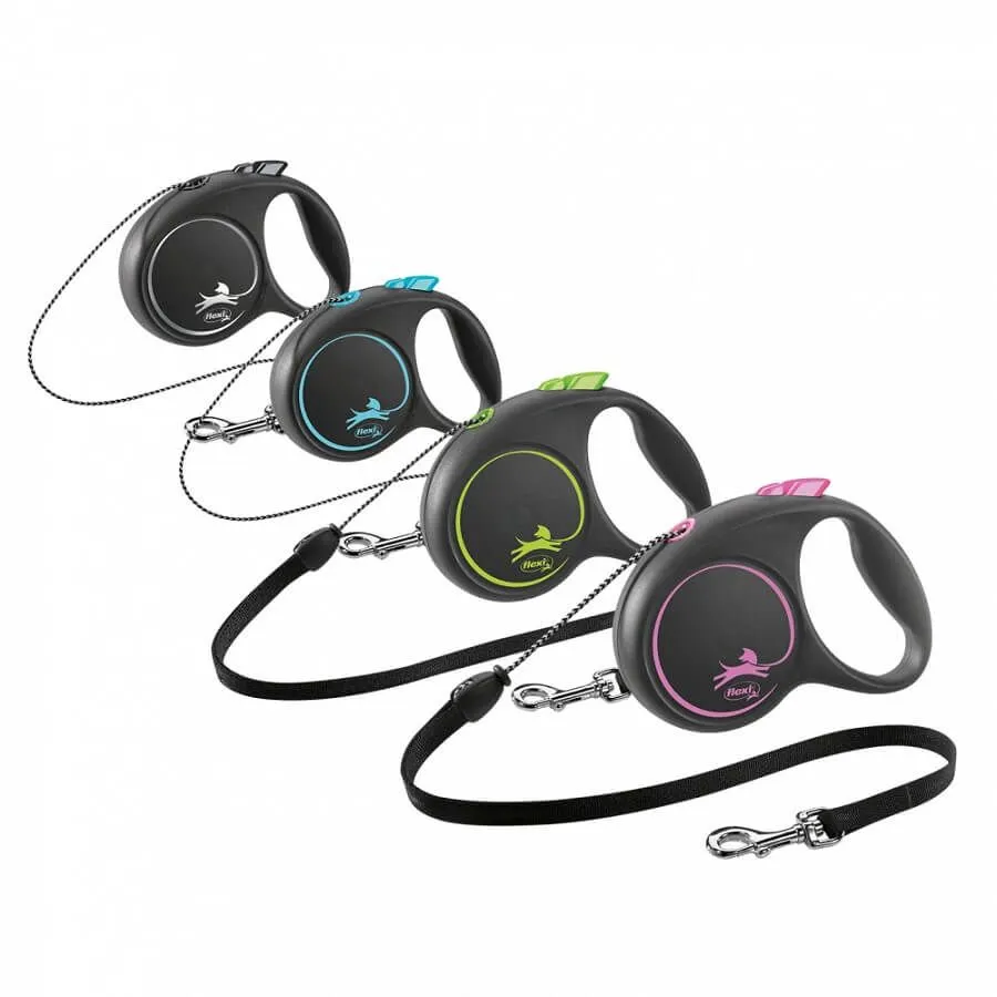 Flexi Design Flexi Black Design Laisse Corde S Vert 5 M – Image 3