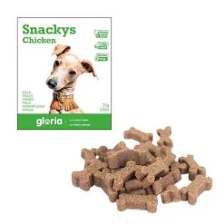 Gloria Snackys Friandises Au Poulet Sans Gluten Pour Chien 75 G