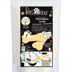 PetCooking Préparation Friandises Biscuits Vanillés Pour Chien 200 G