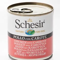 Schesir Poulet Avec Carottes En Gelée Pour Chien 16 X 285 G