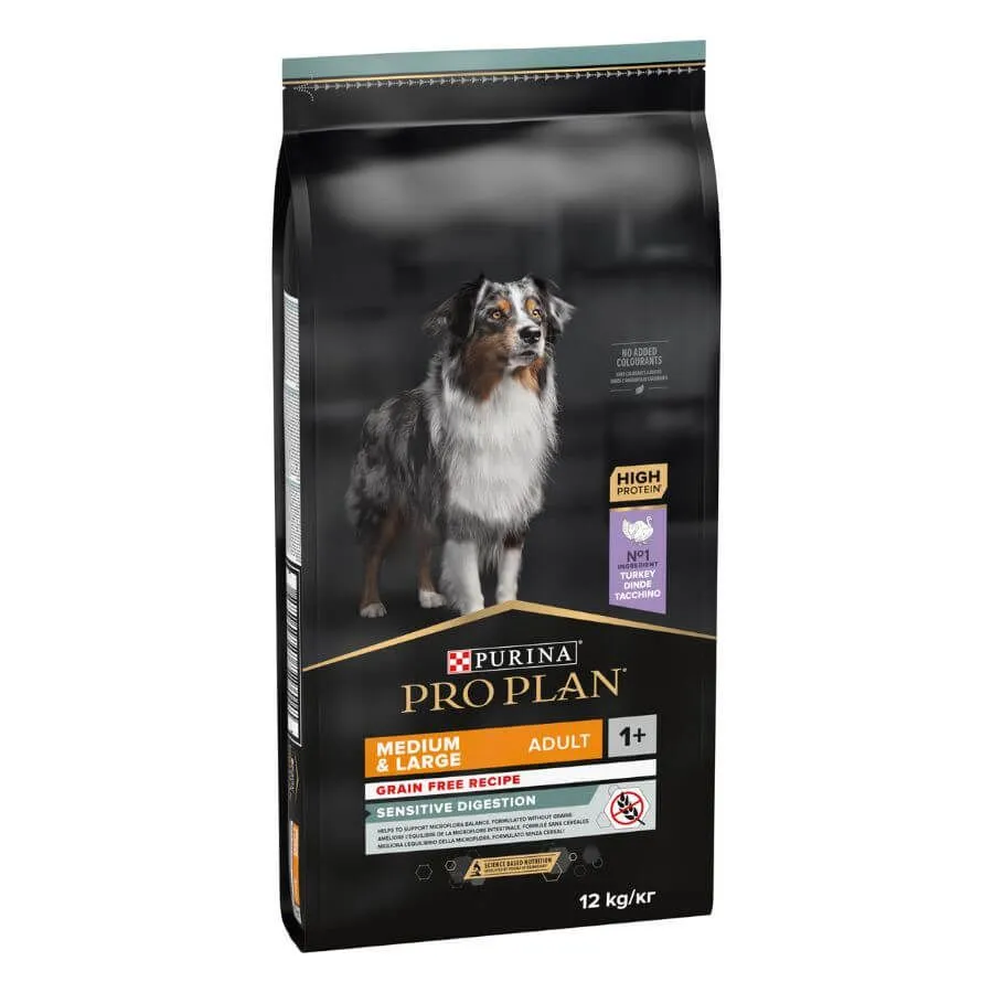Purina Proplan Chien Medium & Large Adult OPTIDIGEST Grain Free Dinde 2,5 Kg – Image 3