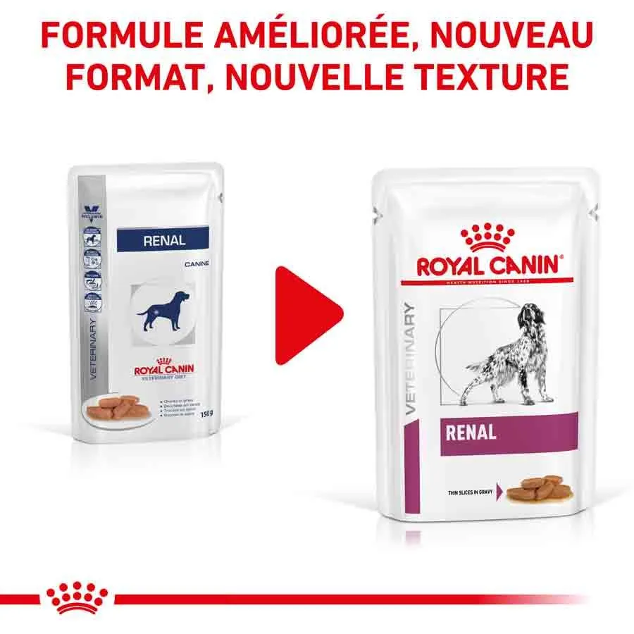 Royal Canin Veterinary Diet Royal Canin Vet Chien Renal Sachet 12 X 100 G – Image 2