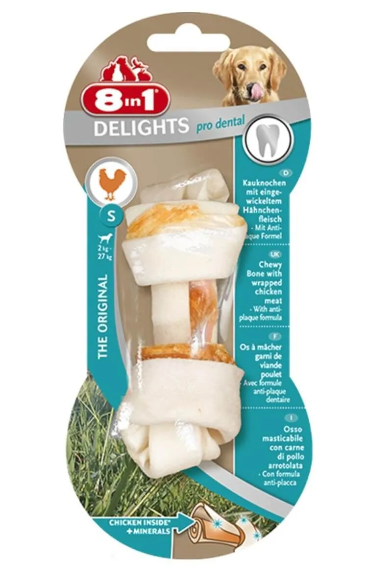 8in1 Delights Pro Dental Bone Pour Chien S