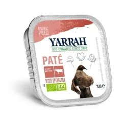 Yarrah Bio Pâté De Boeuf à La Spiruline Pour Chien 12 X 150 G