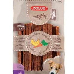 Zolux Mooky Premium Tiglies Volaille Carotte S X8